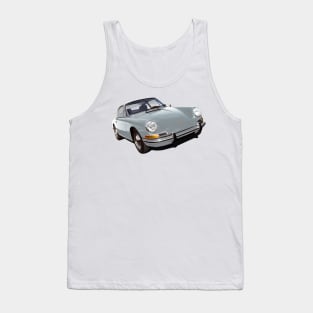 Porsche 911in silver Tank Top